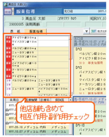 PharnesX-EXで複数店舗の薬歴を共有