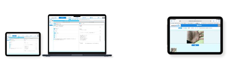 院外でもカルテ利用が可能に！