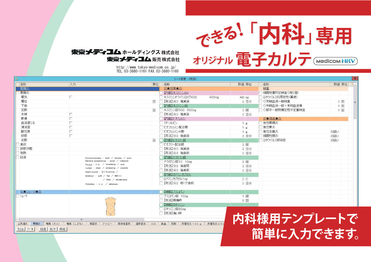 これならできる「内科」専用電子カルテ