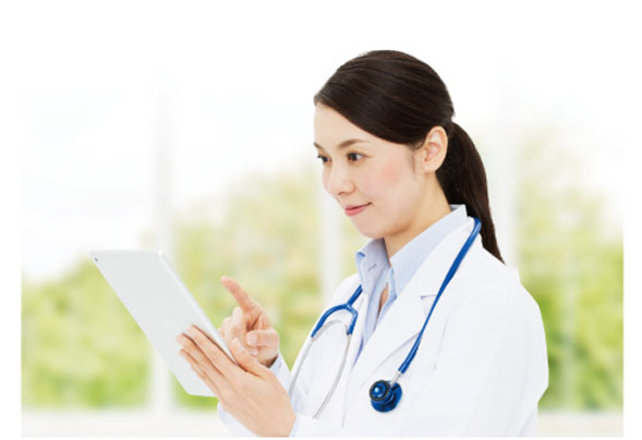 タブレット医療支援ソフト”
お客様の大切な情報をお守りします。
